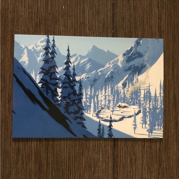 Disney Frozen Postcard: Backgrounds pack of 5 - Picture 6 of 6